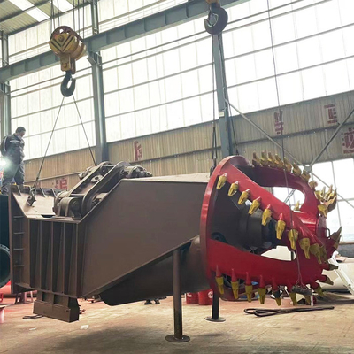 Custom dredger cutter head 5 Blades 40 Pieces Teeth For Cutter Suction Dredger