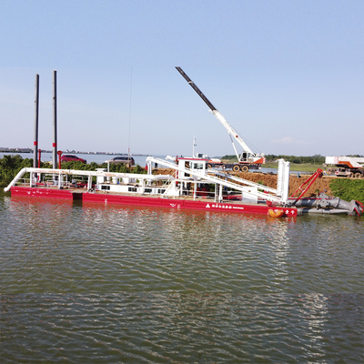 Dredging With SIEMENS PLC Control 600mm Cutter Scution Dredger For River Dredging