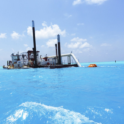 Hydraulic Cutter Suction Dredger With Cutter Head For Sea Sand Dredging