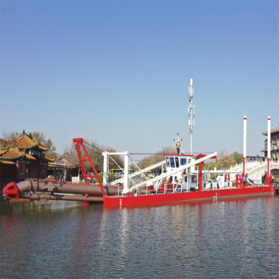 Lake Dredging Cutter Head Sand Dredger Equipment With Dredging Depth 12m