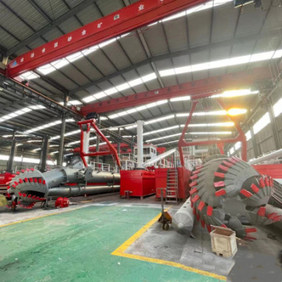 Cutter Suction River Dredging Equipment With Dredging Depth 15m Newly Made In Stock