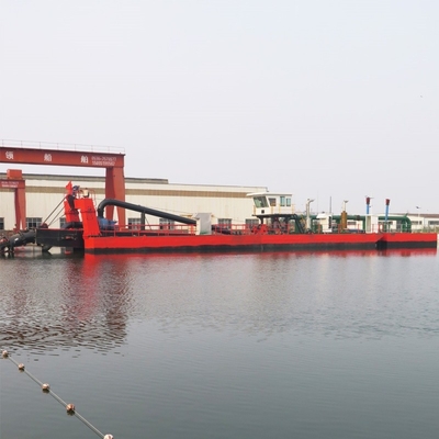 Depth 25m River Dredging Equipment Suction Dredger 22 inches with Submersible Pump