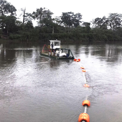 100m3/H Cutter Head Small Dredging Equipment  For Pond Dredging Mini Suction Dredge