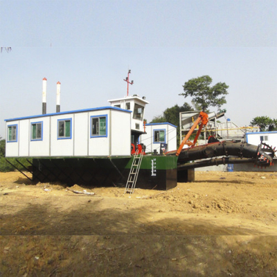 100m3/H Cutter Head Small Dredging Equipment  For Pond Dredging Mini Suction Dredge