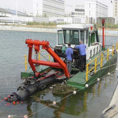 Small Dredger Equipment 16 inches for Narrow Water Cleaning 80l/h