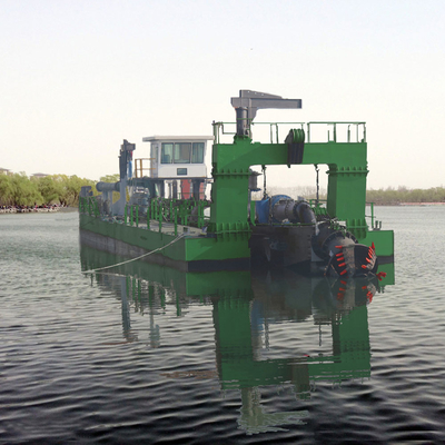Depth 25m Sand Dredger Equipped With 895KW Auxiliary Engine With 8mm Side Plate