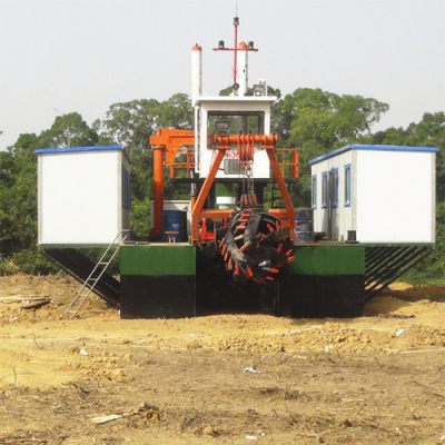Small Cutter Head Sand Dredging Ship For Water Cleaning And Dredging