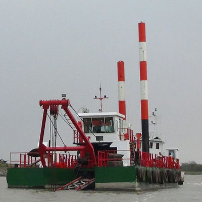 3000 Meters Discharge Distance River Dredger With Hydraulic Control And Electric System