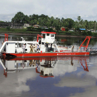 Low Consumption Sand Dredger With Cutter Head For Waterway Maintenance