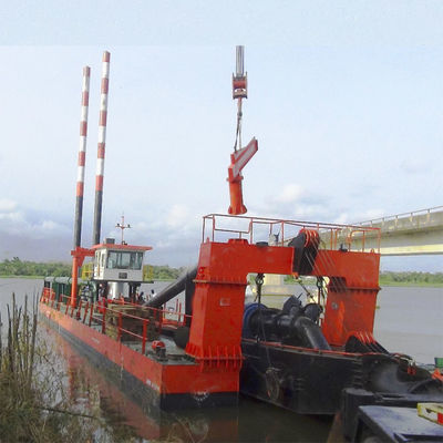 High Capacity 22 Inch Sand Dredger For 800 CBM/H Solid Sand Extraction
