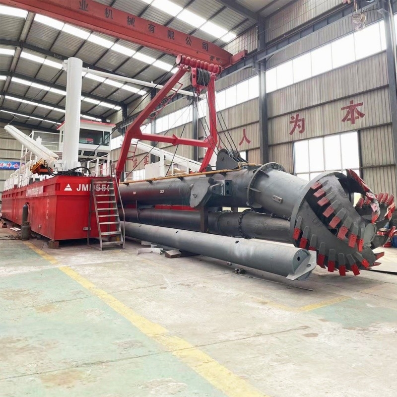 River Dredging Machine Sand Pumping Dredger 1662kw Diesel Driver Power