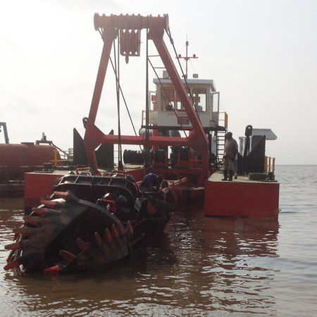 6000m3 Large Size River Sand Cutter Suction Dredger For Sea Sand Reclamation