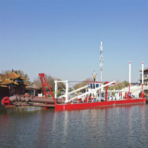 Lake Dredging Cutter Head Sand Dredger Equipment With Dredging Depth 12m