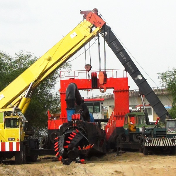 Depth 25m River Cutter Head Suction Dredging Machine For Sale