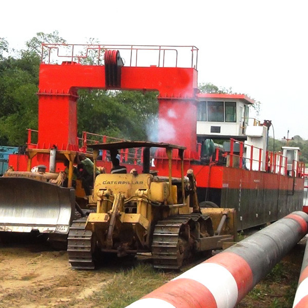 Depth 25m River Cutter Head Suction Dredging Machine For Sale