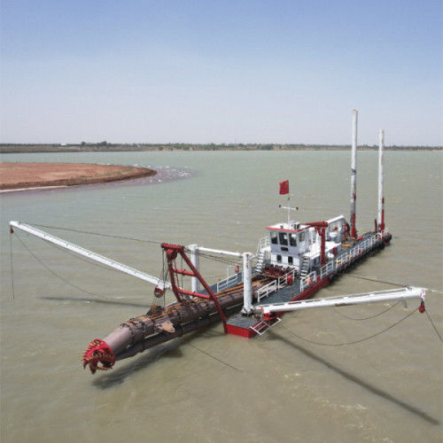 Customizable Suction Dredger Ship With 762 KW Power And 2000m Dredging Distance