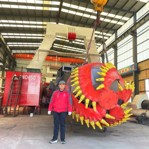 Capacity 6000m3/h Cutter Dredging Ship With Discharge Diameter 650mm
