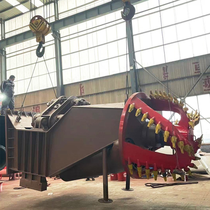 Custom dredger cutter head 5 Blades 40 Pieces Teeth For Cutter Suction Dredger