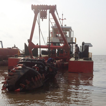 6000m3 Large Size River Sand Cutter Suction Dredger For Sea Sand Reclamation