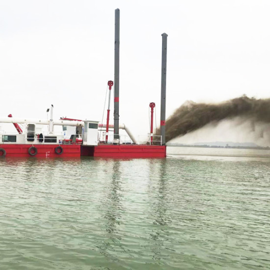 Hydraulic  Cutter Head River Dredging Equipment PLC And Remote Control System