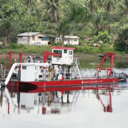 1500m3 Small Size Cutter Head Dredging Machine Dredger For Shallow Water