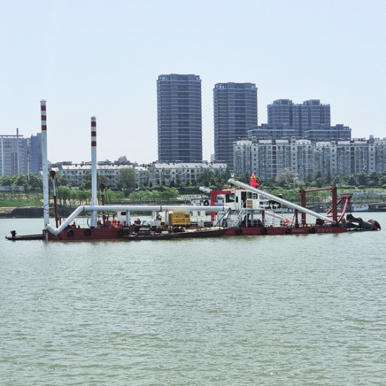 22inch Cutter Suction Dredging Ship Middle Size For River Sand Suction