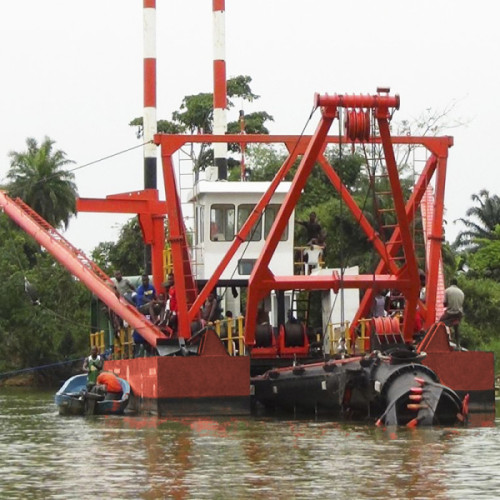 2500m3 18inch River Sea Suction Dredge Machine With Cutter Head Dredger Boat