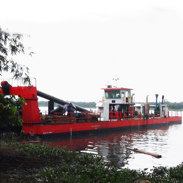 22 inch River Dredger Ship Cutter Head Suction Dredger with Submersible Pump up to 25m
