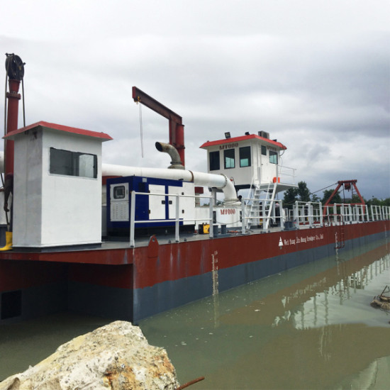 22 Inch River Dredging Mud Clay Pumping Cutting Suction Dredger Diesel Engine Or Electric Motor