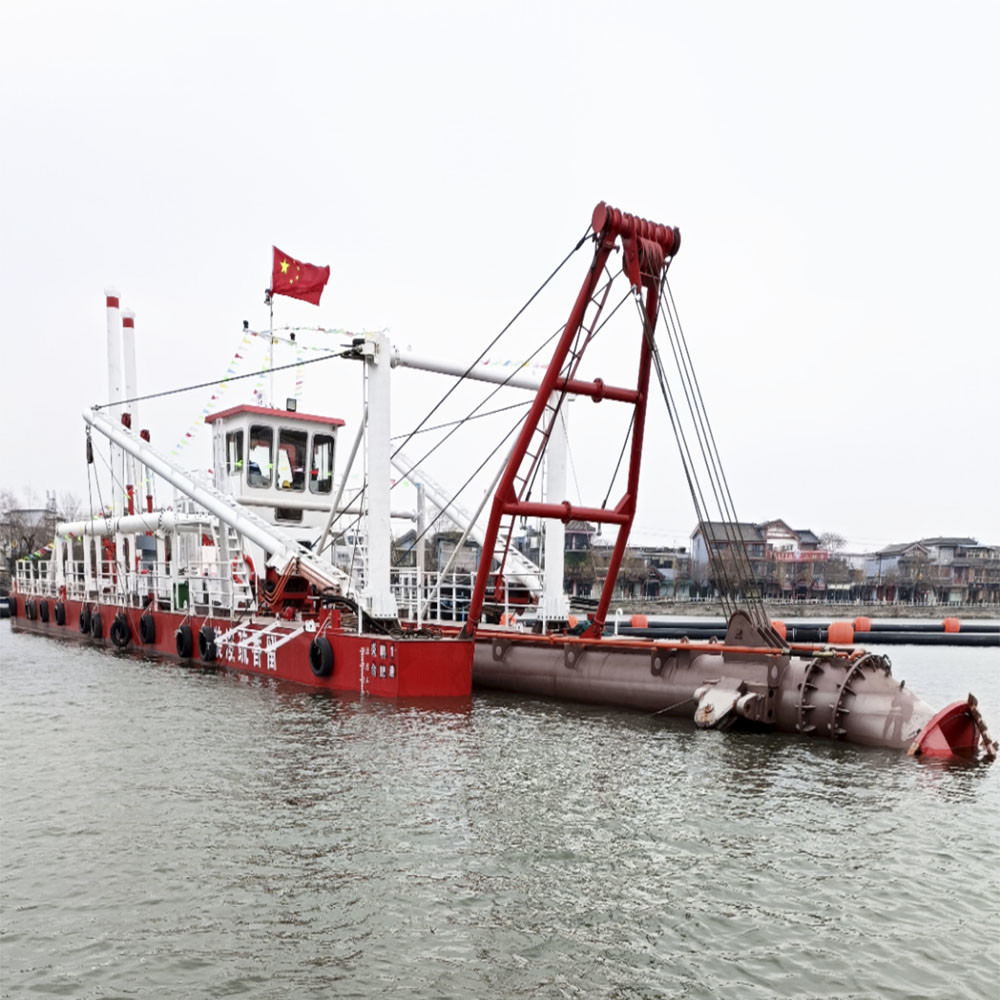 Heavy Duty Dredging Cutter Head Suction Dredge With Up To 500 Mm Suction Pipe Diameter